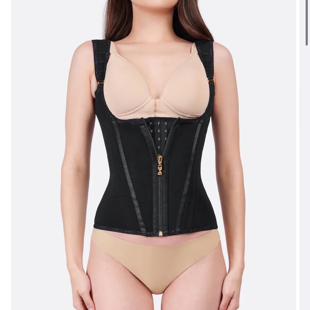 SOL BEAUTY AND CARE Black Women's Waist Trainer Corset NEVER USED